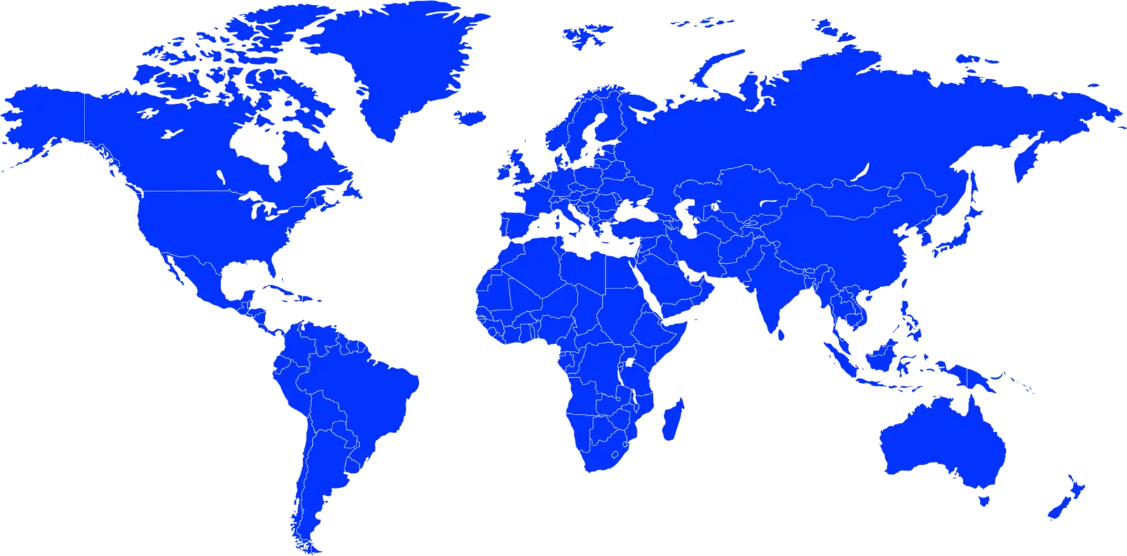 Distributor locations map